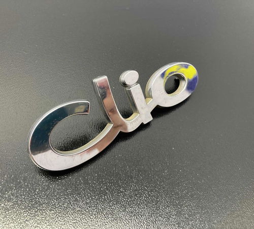 Emblema Clio Capô Traseiro Renault Clio 2010