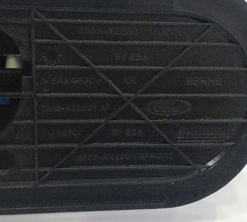 Puxador Interno Traseiro Esquerdo Ford Fiesta Hatch 03/14