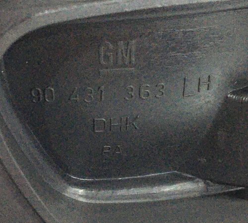 Puxador Interno Traseiro Esquerdo Chevrolet Corsa 1996/2006