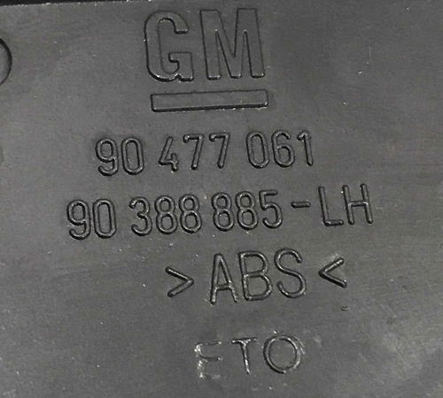 Acabamento Ext  Porta Traseira Esquerda Gm Corsa 1997/2006