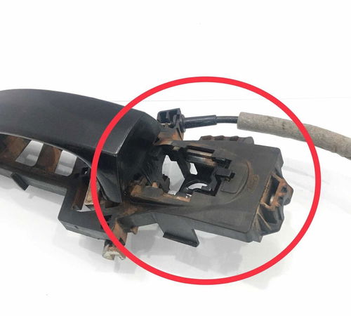 Maçaneta Externa Preta Traseira E. Ford Ka 13/18 C/detalhe