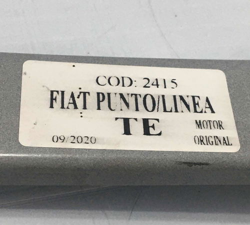 Máquina Vidro Porta Traseira Esquerda Fiat Punto 2009/2018