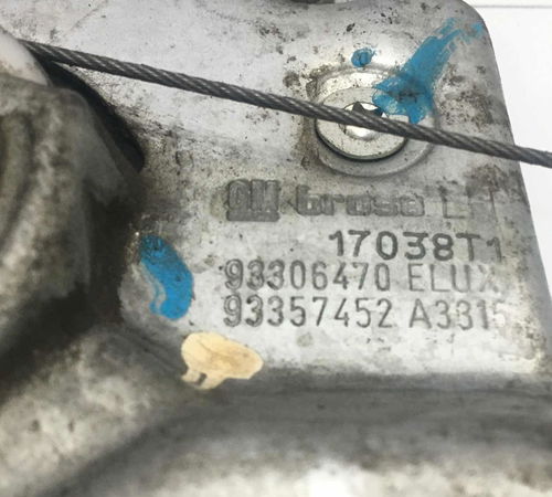 Máquina Vidro Porta Traseira E. Chevrolet Vectra Sedan 06/12