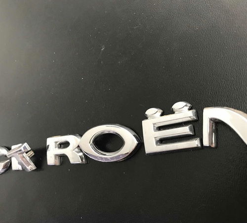 Emblema Citroën Capô Traseiro Citroën C3 2003/2008