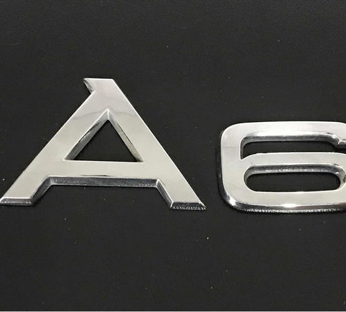 Emblema A6 Capô Traseiro Audi A6 2016