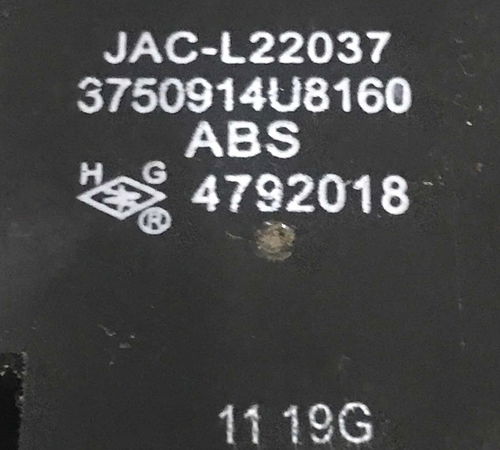 Botão Comando Regulagem Farol Jac J3 2012