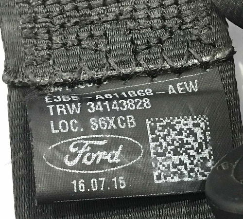Cinto Segurança Traseiro Direto Ford Ka 2016