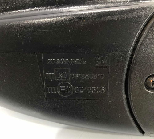 Retrovisor Esquerdo Chevrolet Cruze 12/15 Com Detalhes