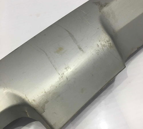 Aplique Pára-choque Traseira Renault Sandero 2015 C/detalhe
