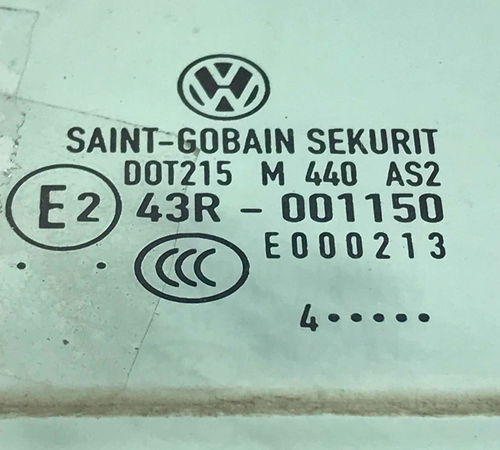 Vidro Vigia Porta Traseira Direita Volkswagen G3/g4 02/12