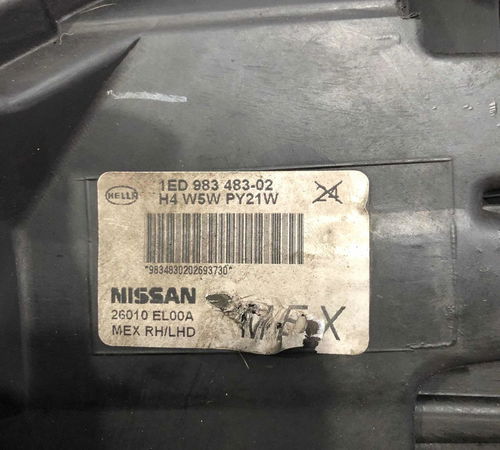 Farol Direito Nissan Tiida 2008/2015