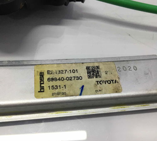 Máquina Vidro Traseira Esquerda Toyota Corolla 2019/2021