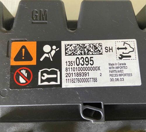 Módulo Airbag Chevrolet Onix 1.4 2013/2019