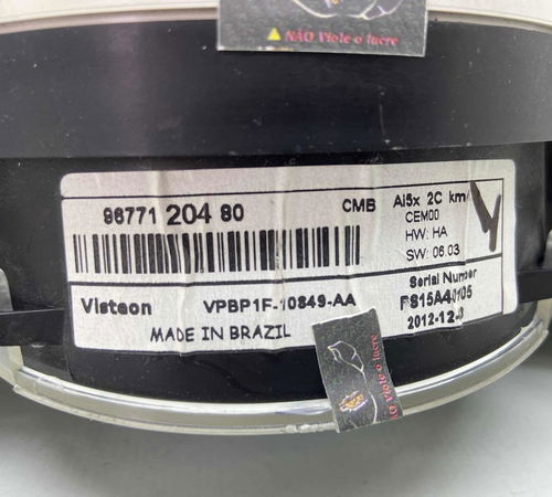 Pinel Instrumento 1.6 Aut Citroën C3 Picasso 2012/2016