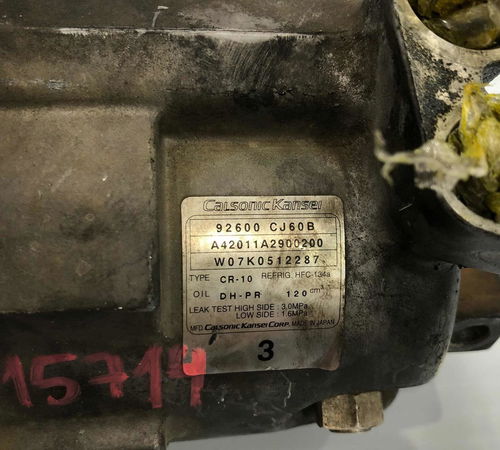 Compressor Ar Condicionado Nissan Tiida 1.8 Aut 2008/2015