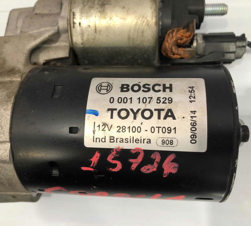 Motor Partida Arranque Toyota Corolla 1.8 Aut 2015/2018