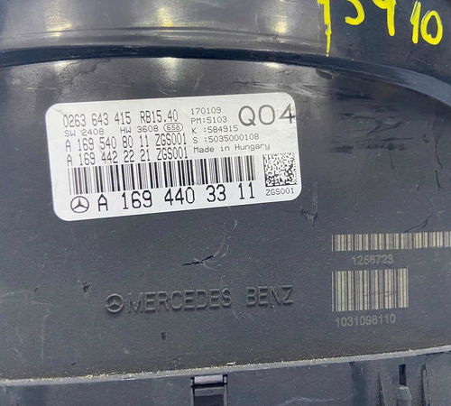 Painel Instrumento Mercedes Benz B170 2009