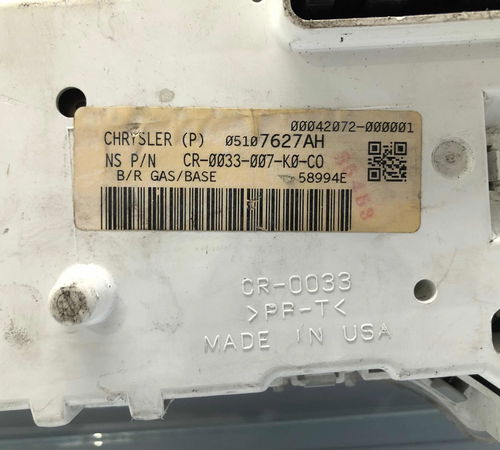 Painel De Instrumentos Chrysler Pt Cruiser 2008