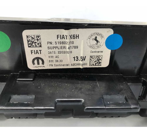 Painel De Instrumentos Fiat Argo 1.3 Gsr 2019