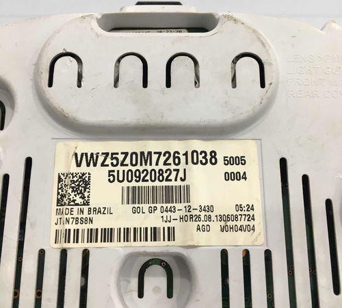 Painel De Instrumentos Volkswagen Saveiro/voyage G6 13/15