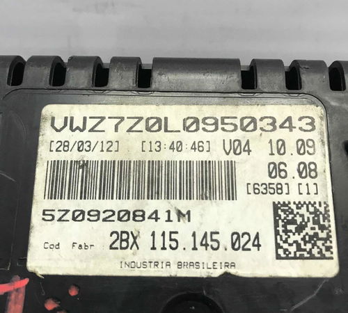 Painel De Instrumentos Volkswagen Fox 2010/2014