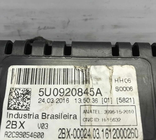 Painel De Instrumentos Volkswagen Gol G7 2016/2017