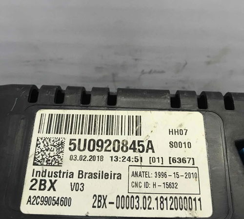 Painel De Instrumentos Volkswagen Gol G7 2016/2017