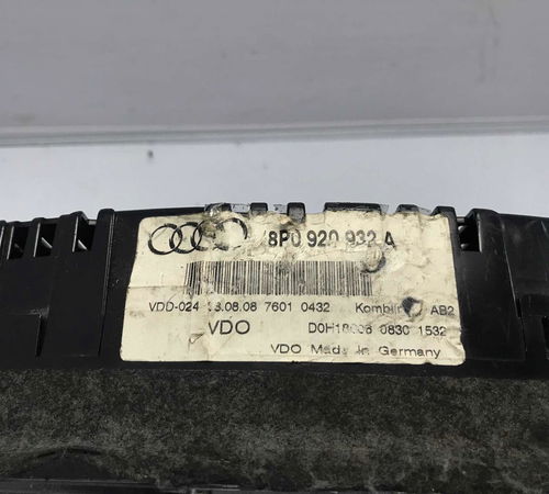 Painel De Instrumentos Audi A3 Sportback 2007 Com Detalhe