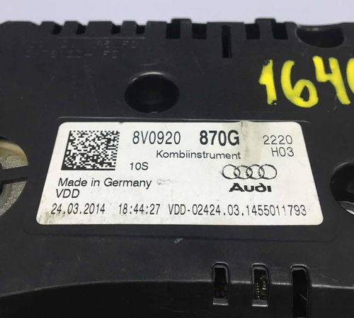 Painel De Instrumentos Audi A3 2015