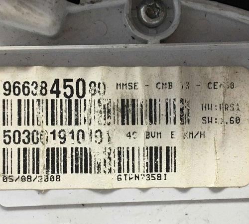 Painel De Instrumentos Peugeot 207 2015 2007