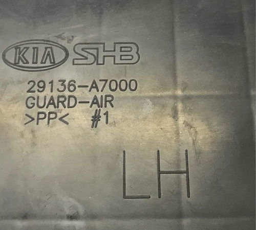 Defletor Ar Radiador Esquerdo Kia Cerato 2020/2022