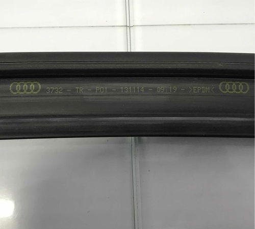Borracha Canaleta Porta Traseira Direita Audi A3 Sedã 16/19