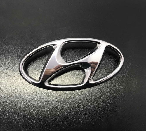 Emblema Capô Traseiro Logo Hyundai Hb20 Hatch 2013/2018