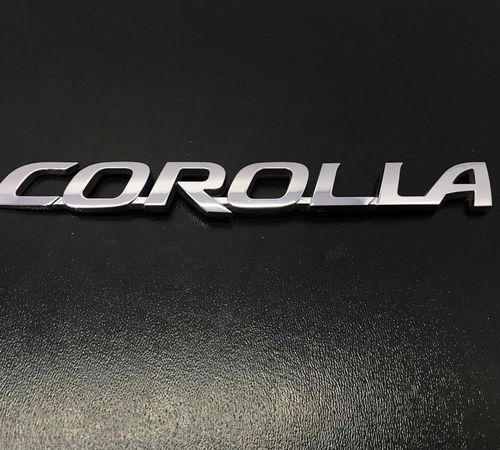 Emblema Capô Traseiro Escrita Corolla T...