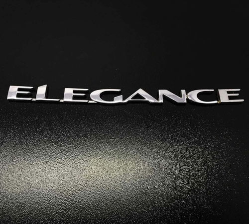 Emblema Elegance Capô Traseiro Chevrole...