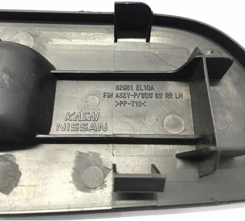 Moldura Botão Vidro Elétrico Tras Esq Nissan Tiida 2008/2015