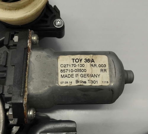 Máquina De Vidro Porta Tras Esq Toyota Corolla 2015/2018