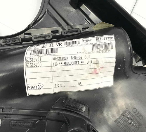 Forro De Porta Dianteira Direita Audi A4 2011