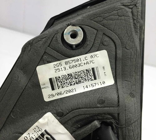 Retrovisor Esquerdo Volkswagen Nivus 2020/2022