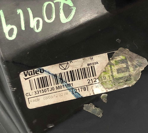 Farol Esquerdo Honda Fit 2009/2011 Recuperado