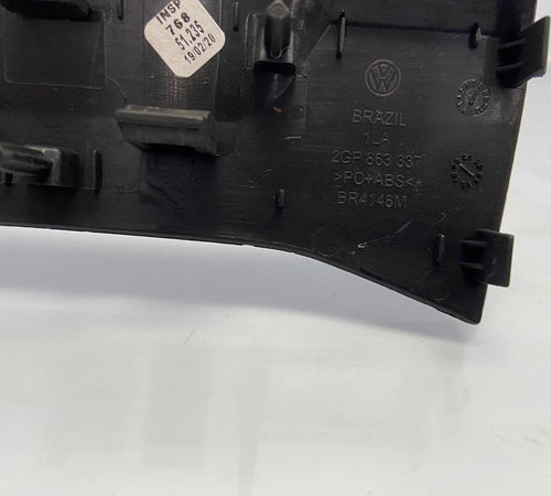 Moldura Tomada 12v Volkswagen Tcross 2020/2022