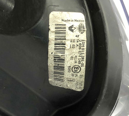 Farol Esquerdo Renault Clio 2013/2016 Recuperado