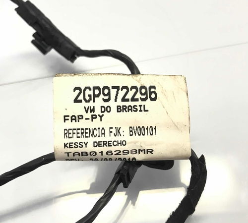 Chicote Fechadura Porta Diant Dir Volkswagen T-cross 19/22
