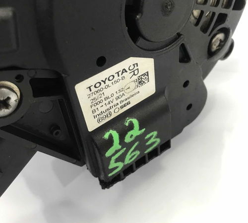 Alternador Toyota Hilux 2.8 Automática Diesel 2021/2022