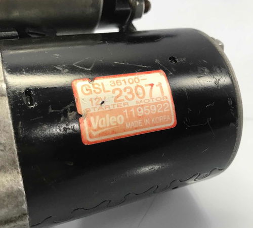 Motor Arranque Hyundai I30 2009/2012