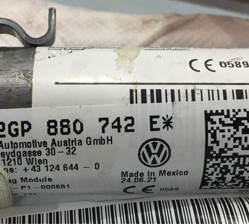 Airbag Cortina Direito Volkswagen Tcross 2019/2022