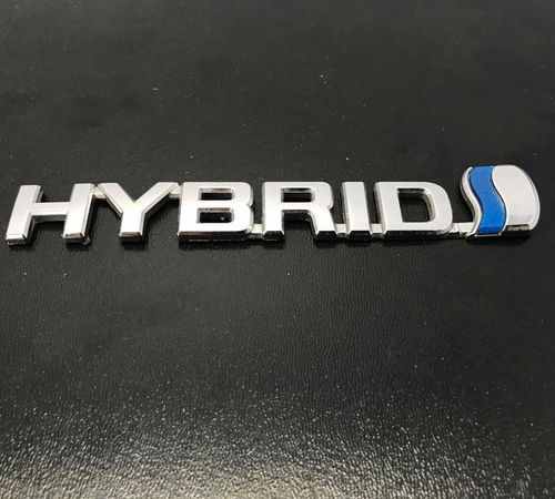 Emblema Hybrid Capô Traseiro Toyota Corolla Cross 2021/2023