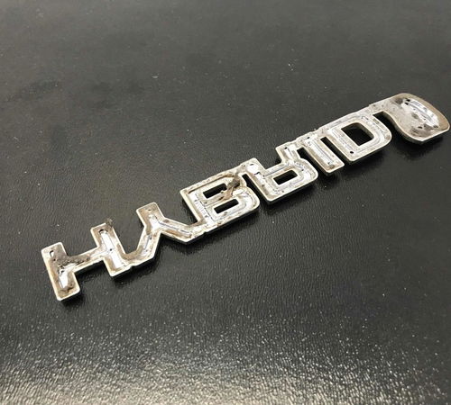 Emblema Hybrid Capô Traseiro Toyota Corolla Cross 2021/2023
