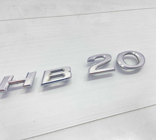Emblema Hb20 Capô Traseiro Hyundai Hb20 2013/2018