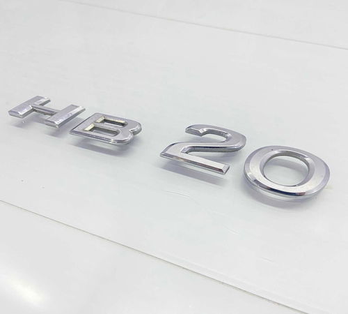 Emblema Hb20 Capô Traseiro Hyundai Hb20 2013/2018